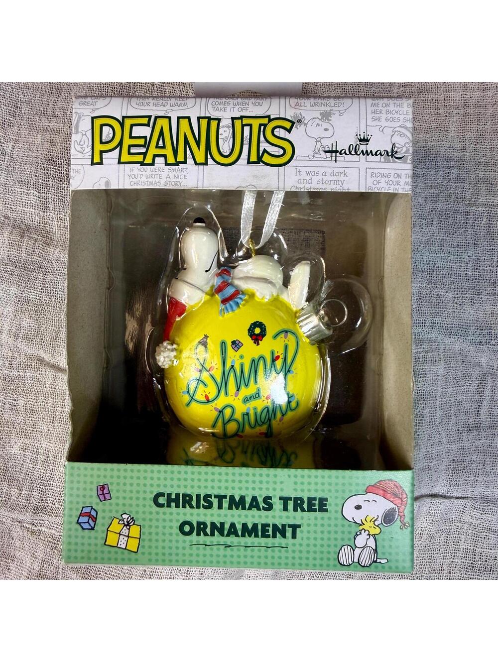 Snoopy Shiny and Bright - Peanuts - Hallmark Ornament